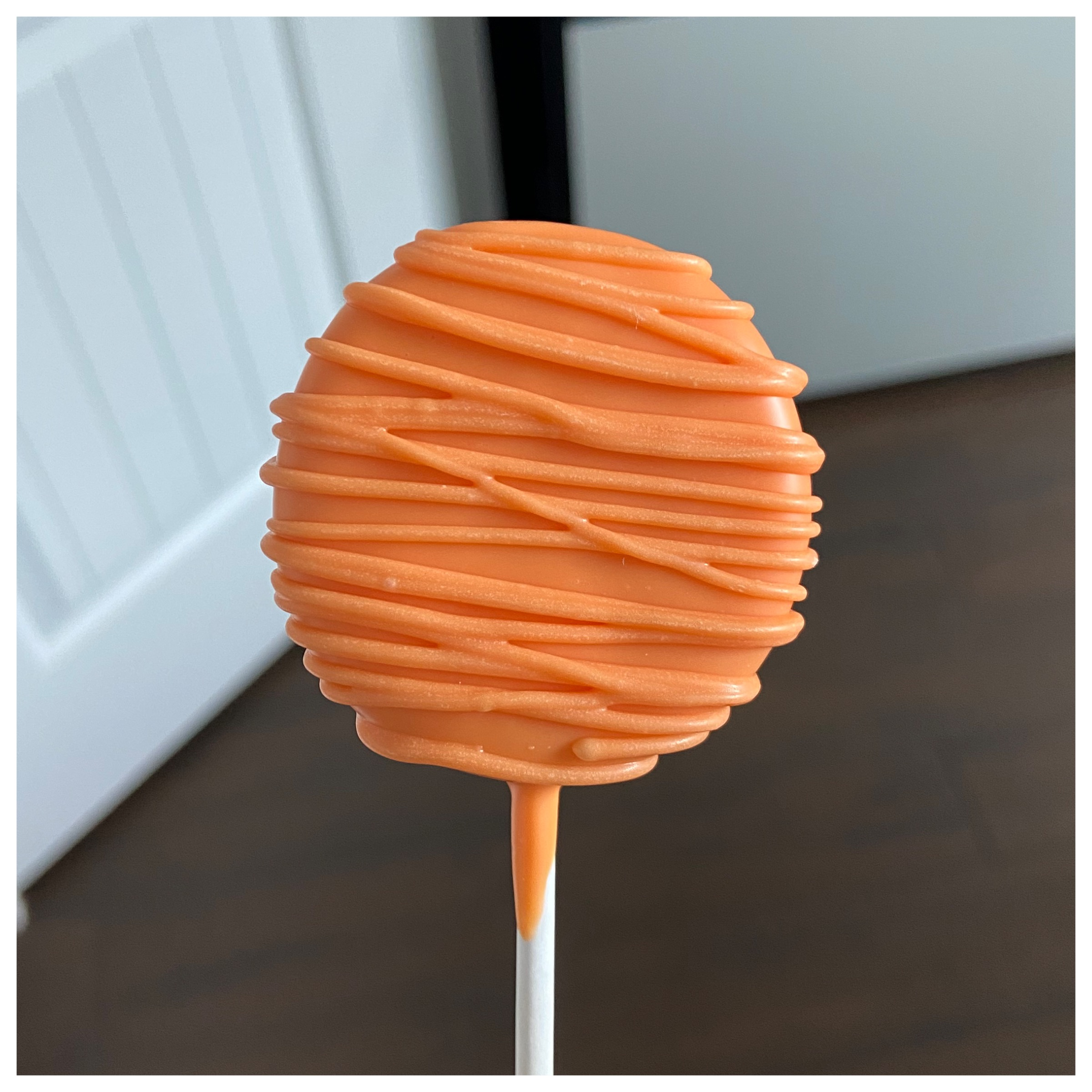 Simple Orange Cake Pops