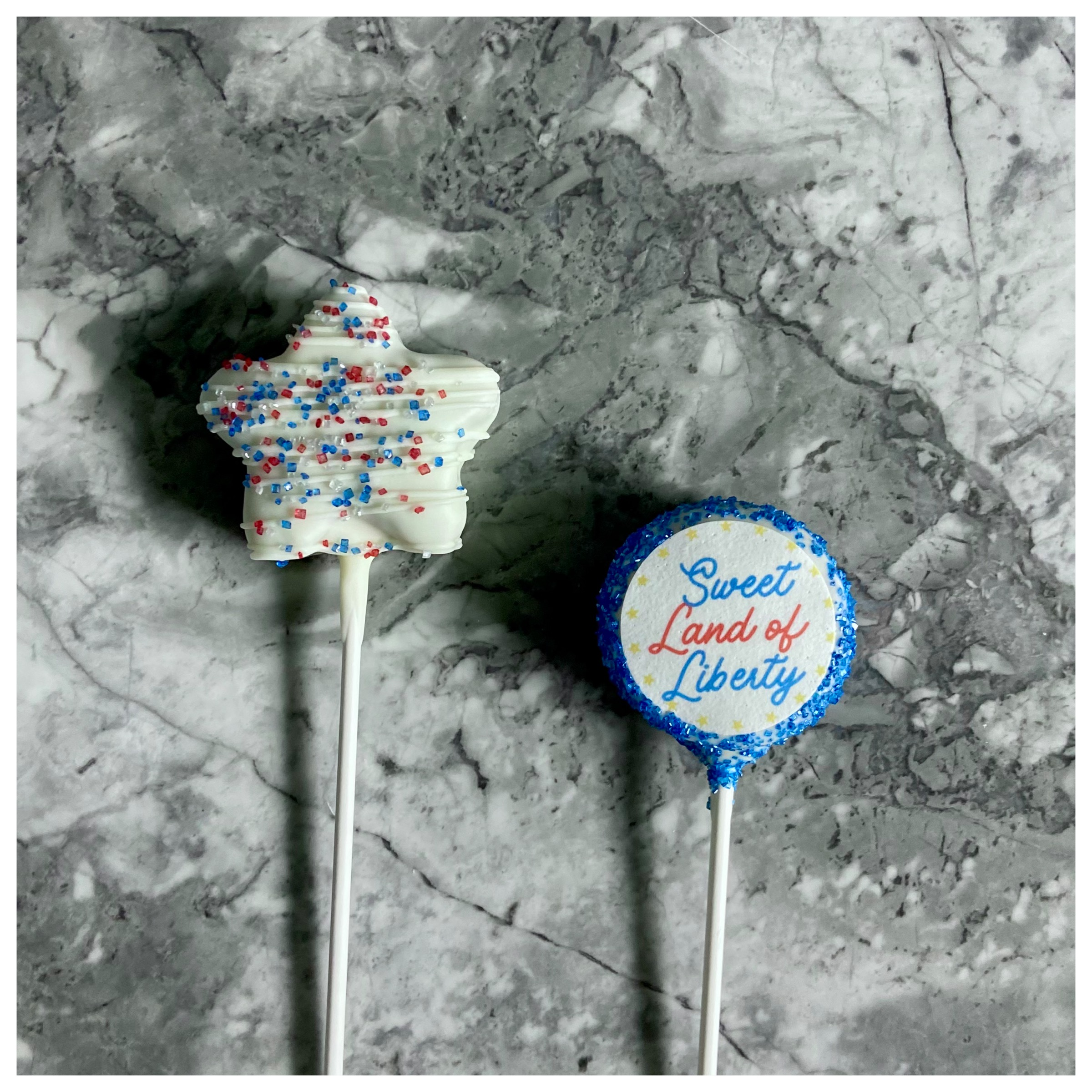 Sweet Land of Liberty Cake Pops