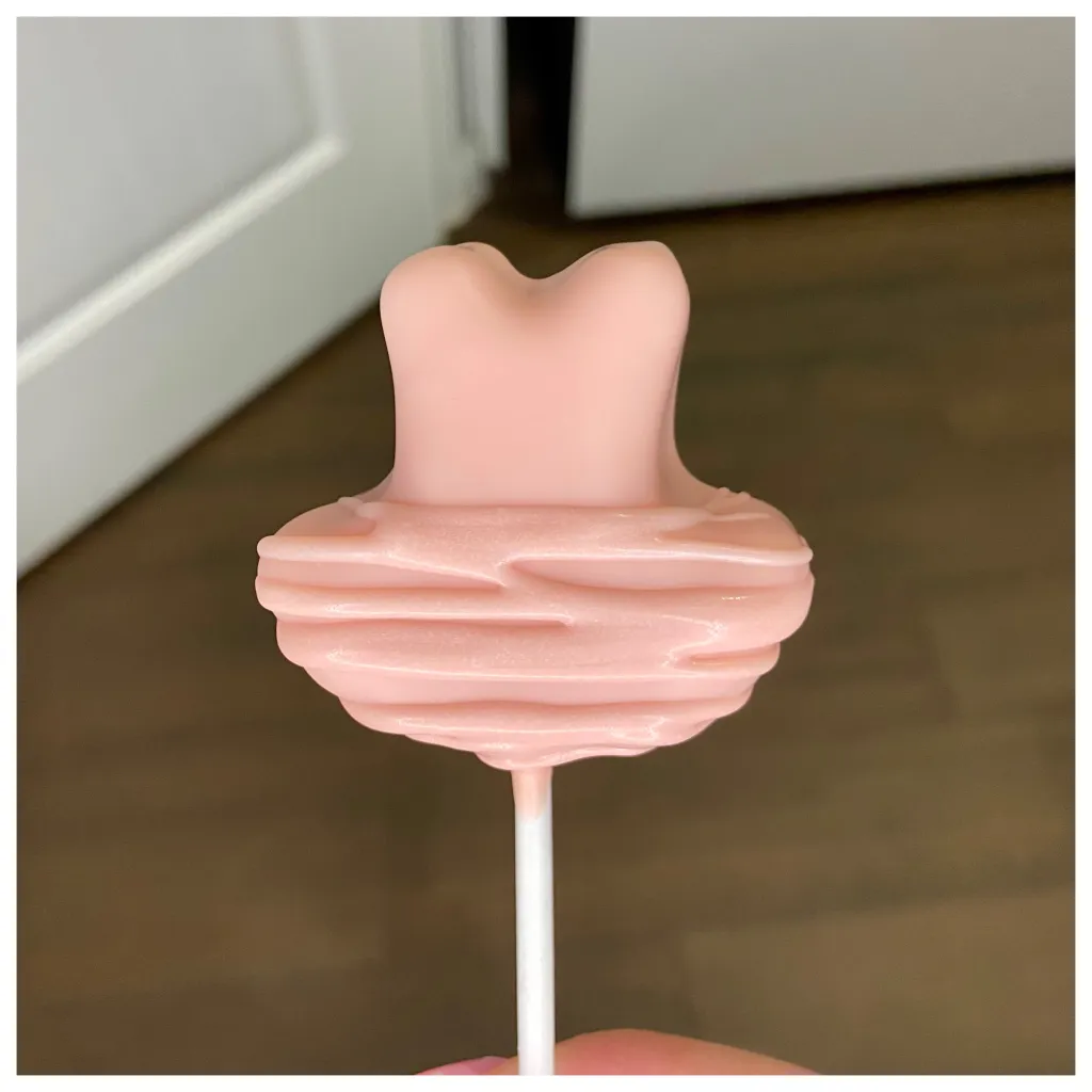 Tutu Cake Pops with a Drizzle