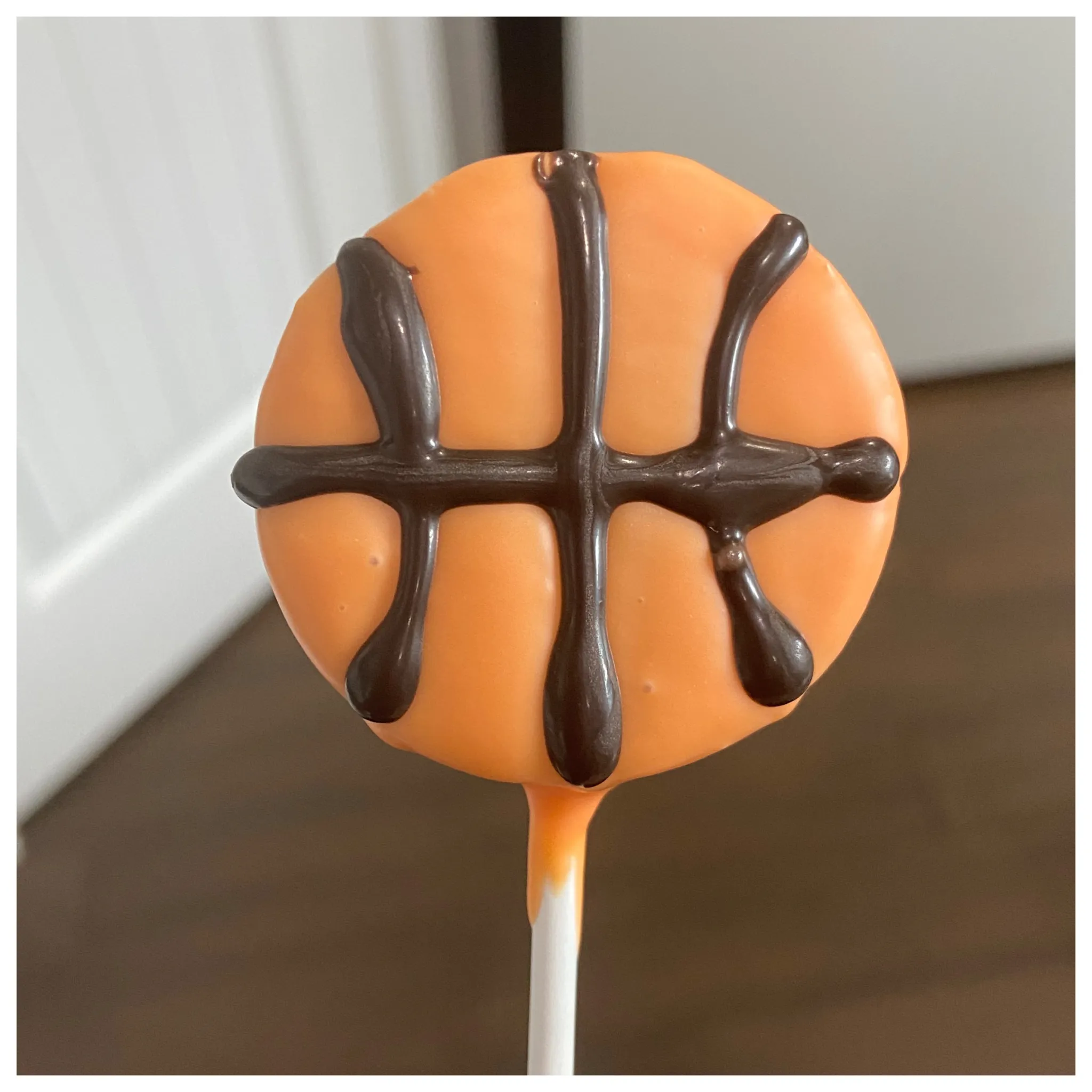Basketball Cake Pops