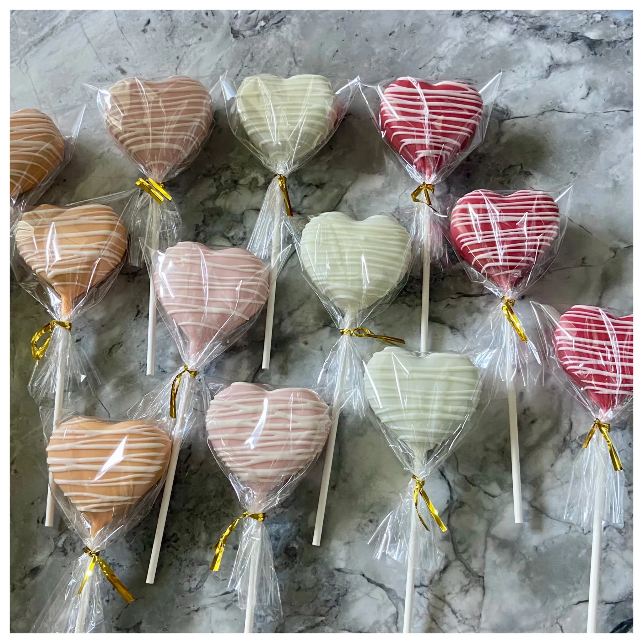 More Heart Cake Pops!