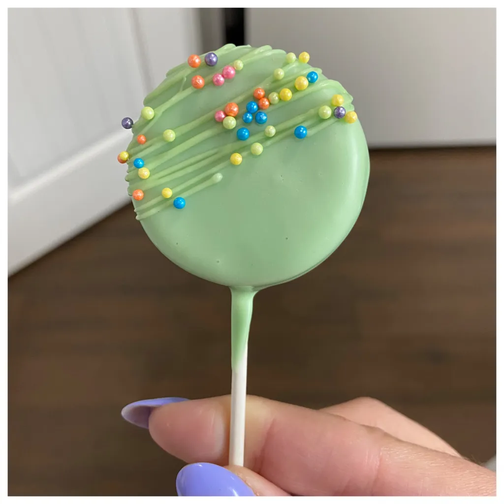 And One More Spring Green Cake Pop
